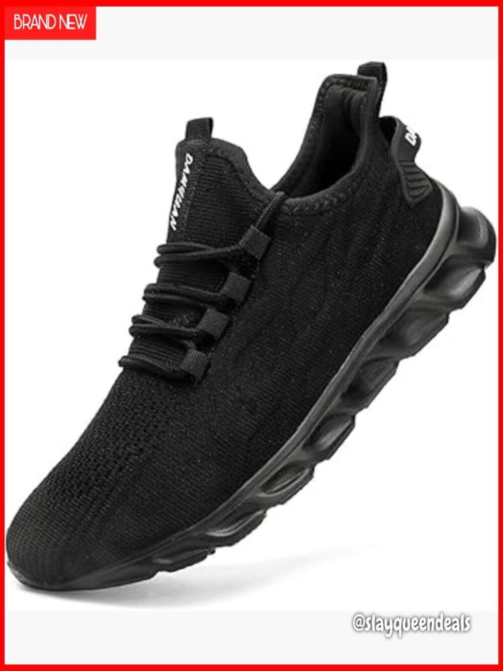 Lightweight Mesh Athletic Shoes with Memory Foam, Non-Slip Sole